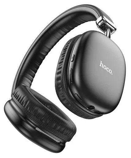 Наушники Bluetooth HOCO W35 BT5.3, 3,5 мм, MicroSD, накладная, громкость /- (черный) - 1