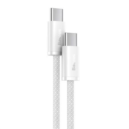 Кабель USB-C BASEUS Dynamic Series Fast Charging, Type-C - Type-C, 5A, 100W, 1 м, белый - 2