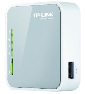 Беспроводной маршрутизатор TP-LINK TL-MR3020, 802.11n, 150Мбит/с, 2.4ГГц, 1xLAN/WAN, 1xUSB2.0, поддержка 3G/4G модема - 1