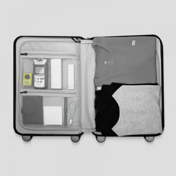 Чемодан 90 Points Seven Bar Suitcase 20 (Black/Черный) : отзывы и обзоры - 4