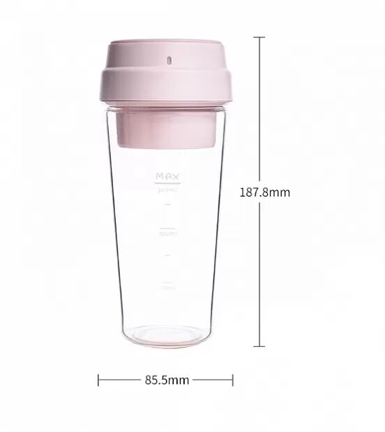 Беспроводной блендер 17PIN Star Fruit Cup 0.4L (Pink/Розовый) - 3