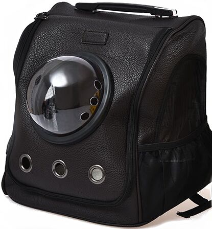 Переноска-рюкзак для животных Xiaomi Small Animal Star Space Capsule Shoulder Bag (Black/Черный) : отзывы и обзоры - 1