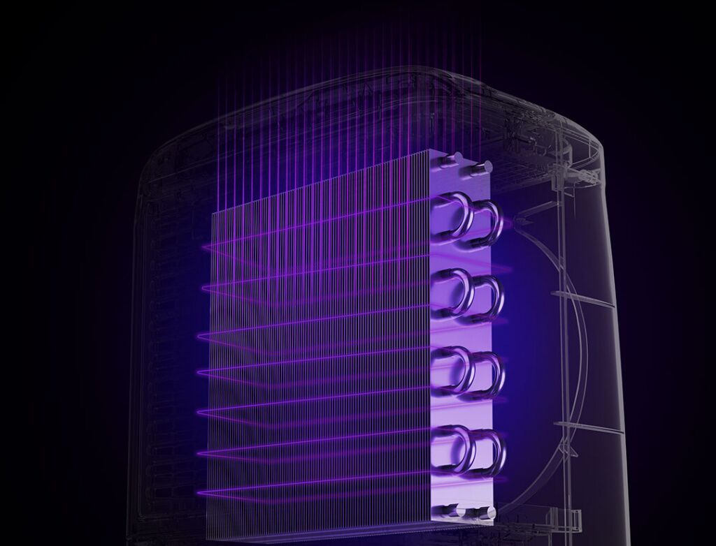 Схематическое изображение осушителя воздуха Xiaomi Lexiu Dehumidifier