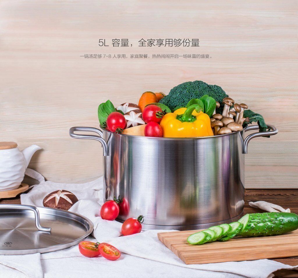 Кастрюля Xiaomi Stainless Steel Soup Pot 