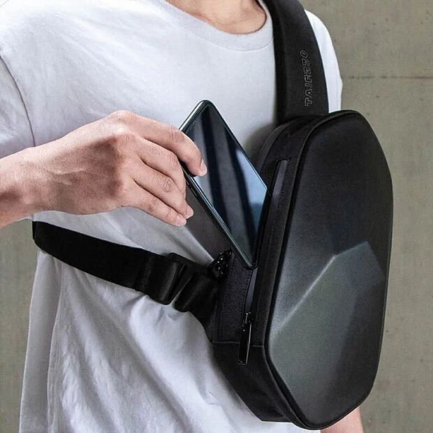 Рюкзак Xiaomi Beaborn Polyhedron Chest Bag (Black/Черный) - 4