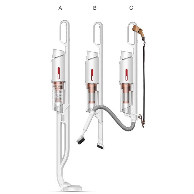 Беспроводной ручной пылесос Deerma Vacuum Suction Vacuum Cleaner VC30 (White/Белый) - 3