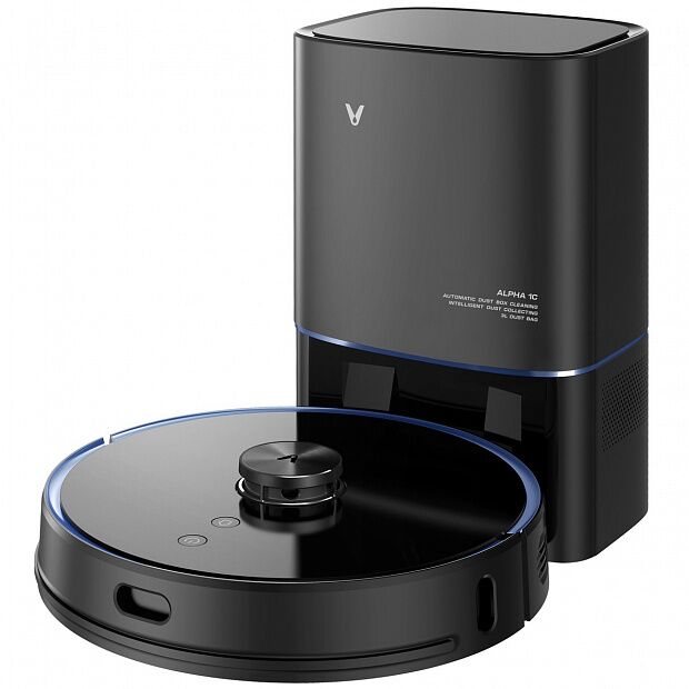 Робот-пылесос с базой самоочистки Viomi Robot Vacuum Cleaner Alpha S9 V-RVCLMD28B EU (Black) - отзывы - 1
