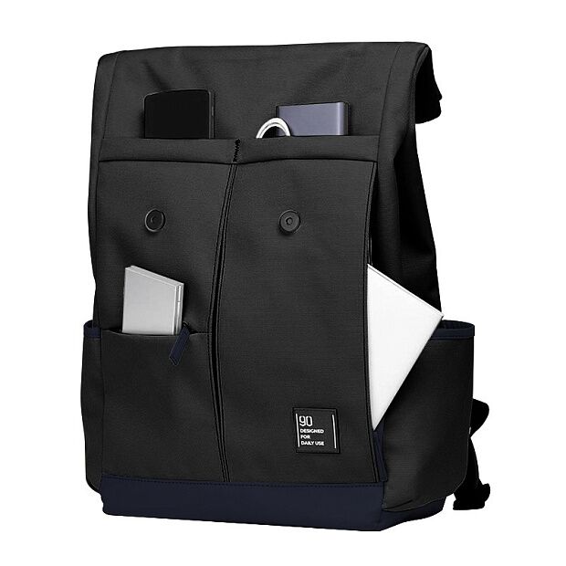 Рюкзак 90 Points Vibrant College Casual Backpack (Black/Черный) - 2