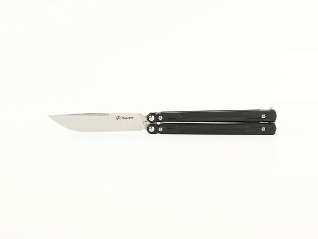 Нож-бабочка Ganzo G766-BK, черный - 1