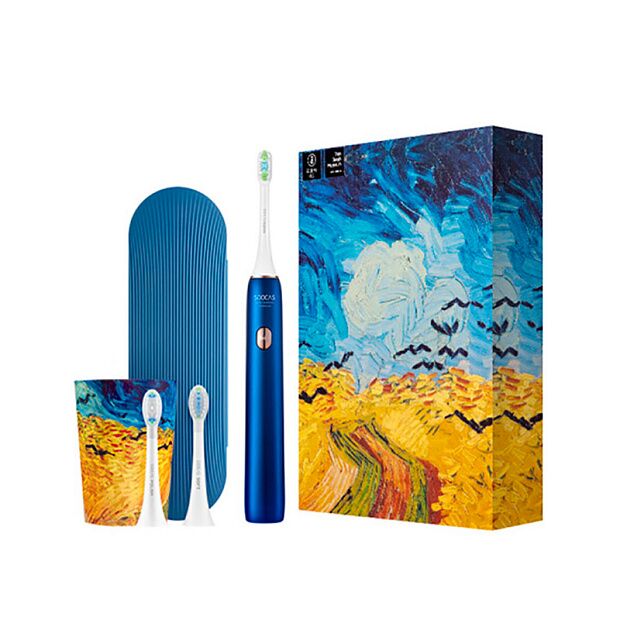 Электрическая зубная щетка Soocas X3U Van Gogh Museum Design (Blue/Синий) - отзывы владельцев и опыте ежедневного использования - 4