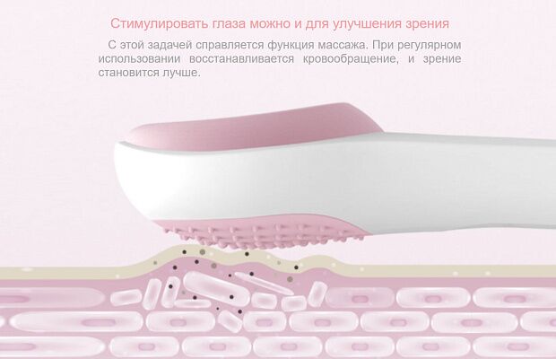 Портативный массажёр для глаз LeFan Hot and Cold Eye Massager (Pink/Розовый) : характеристики и инструкции - 5