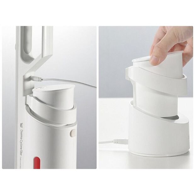 Беспроводной ручной пылесос Deerma Vacuum Suction Vacuum Cleaner VC30 (White/Белый) - 4