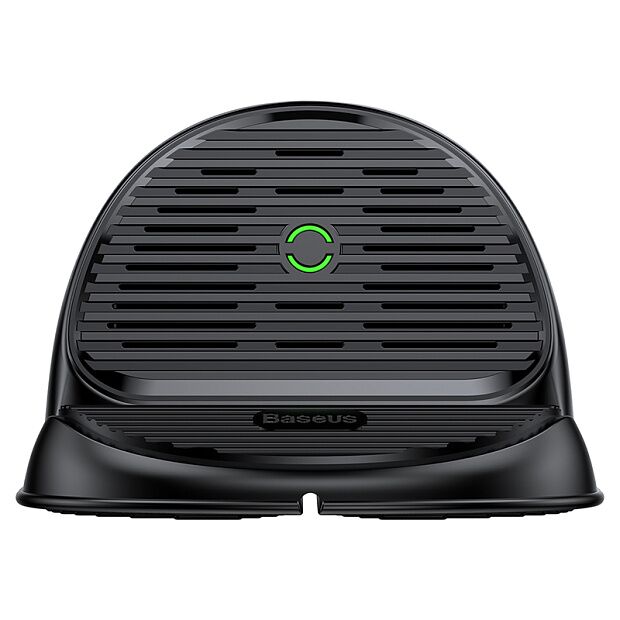 Baseus Silicone Horizontal Desktop Wireless Charger (Black) - 6