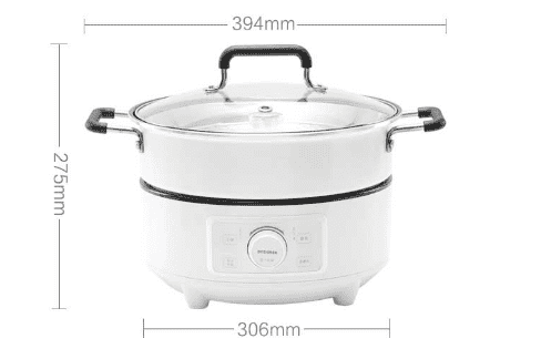 Пароварка Qcooker Electric Hot Pot (White/Белый) : отзывы и обзоры - 2