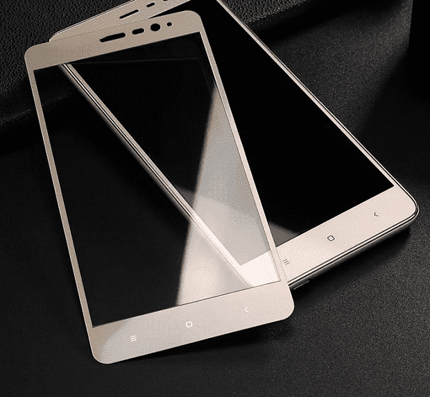 Защитное стекло с мягкими краями для Redmi Note 3 Pro SE Lenuo CF Soft Side Glass (White) - 5