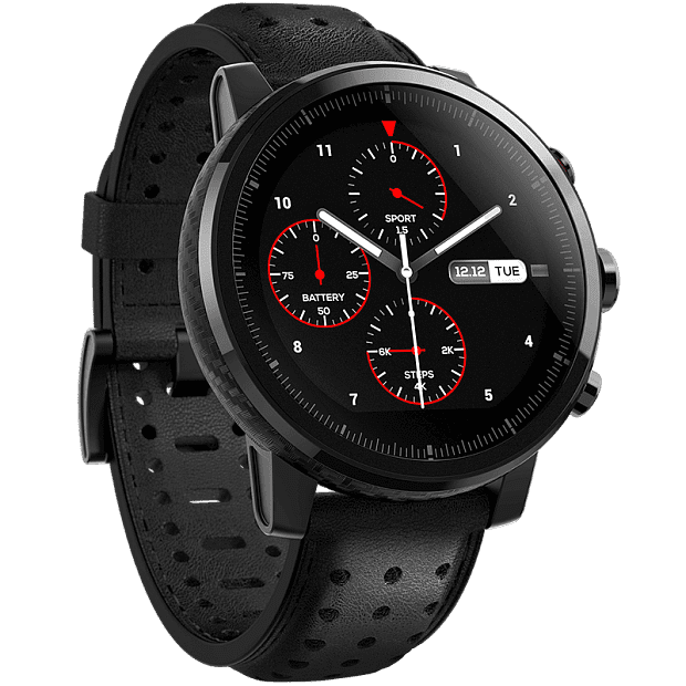 Умные часы Amazfit Stratos 2s Premium Edition (Black/Черный) - 1