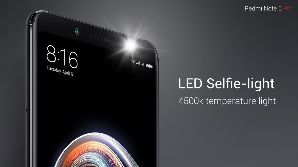 Передняя вспышка на Redmi Note 5 Pro Передняя вспышка на Redmi Note 5 Pro