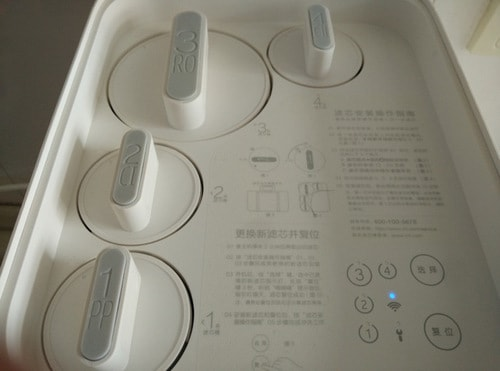 Установка фильтров в Xiaomi Mi Water Purifier 2 Расположение фильтров в Xiaomi Mi Water Purifier 2