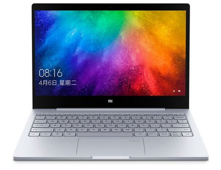 Вид на ноутбук Xiaomi Mi Notebook Air 13.3 Fingerprint 2017 Дизайн ноутбука Xiaomi Mi Notebook Air 13.3 Fingerprint 2017