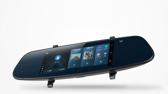 Видеорегистратор-зеркало Xiaomi Yi Smart Mirror Внешний вид видеорегистратора-зеркала Xiaomi Yi Smart Mirror