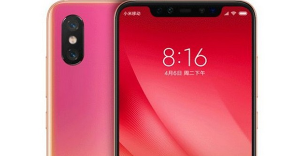 Монобровь на экране Xiaomi Mi 8 Челка на дисплее Сяоми Ми 8