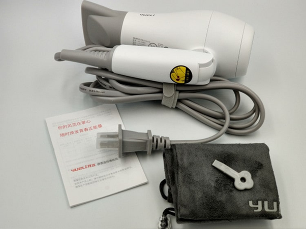 Комплектация Xiaomi YueLi Travel Mini Hair Dryer Состав комплекта YueLi Travel Mini Hair Dryer