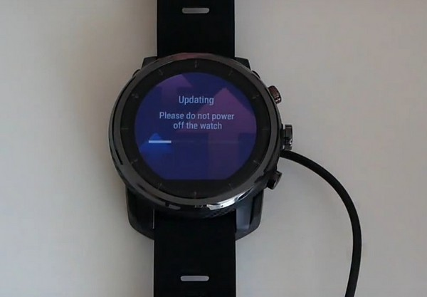 Загрузка прошивки на Amazfit Stratos Smart Sport Watch 2 Процесс загрузки прошивки на часы Xiaomi Amazfit Stratos Smart Sport Watch 2