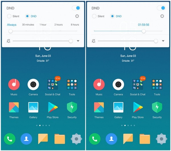 Активация функции «Не беспокоить» в Xiaomi MIUI 10 Включение функции «Не беспокоить» в Xiaomi MIUI 10