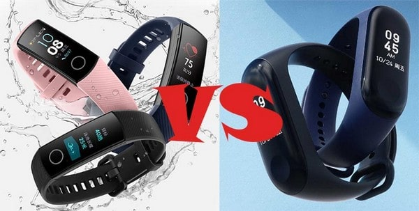 Браслеты Xiaomi Mi Band 3 и Honor Band 4 Внешний вид фитнес-браслетов Xiaomi Mi Band 3 и Honor Band 4