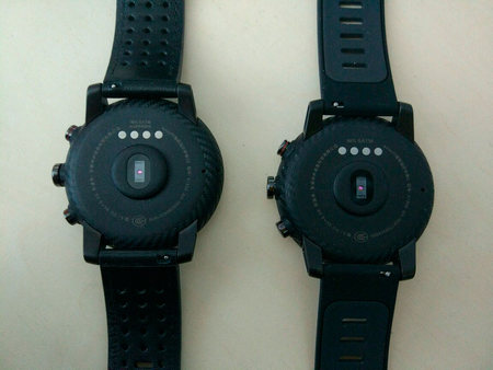 Тыльная сторона часов Xiaomi Amazfit Smartwatch 2 и Amazfit Smartwatch 2S Внешний вид тыльной стороны смарт часов Xiaomi Amazfit Smartwatch 2 и Amazfit Smartwatch 2S