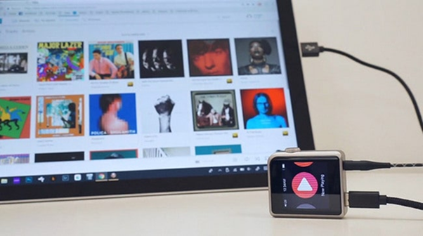 Подключение Shanling M0 Music Player к компьютеру Подключение плеера Shanling M0 к компьютеру по кабелю