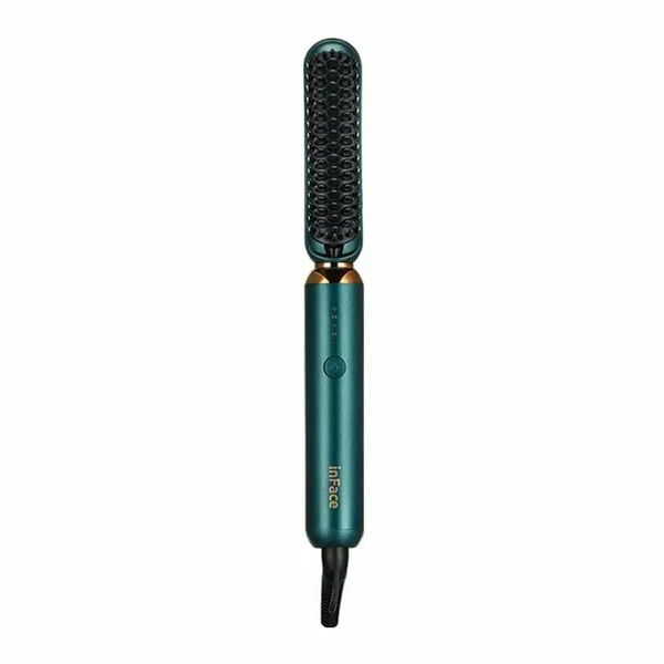 Ионный стайлер для укладки InFace ION Hairbrush ZH-10DS Green - 1