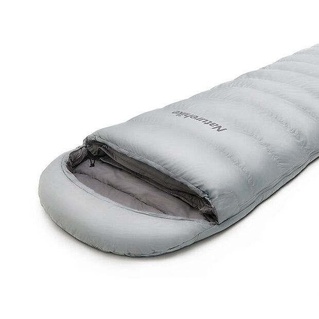 Ультралёгкий спальный мешок Naturehike RM40 Series Утиный пух Grey Size L, 6927595707173 - 2